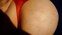 meiner dicke ehefrau in Red String hinten Style